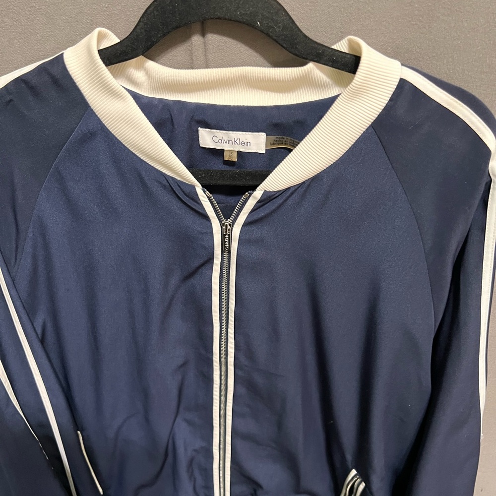 Calvin Klein Dark Blue Zip-Up Jacket Lot 45